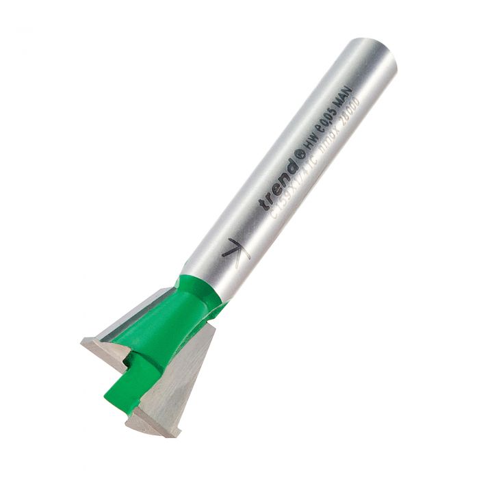 12.7mm DIA x 104 DEGREE  x 1/4" SHANK DOVE TAIL CUTTER TREND