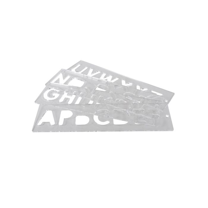57mm LETTER UPPERCASE ROUTER TEMPLATE SET
