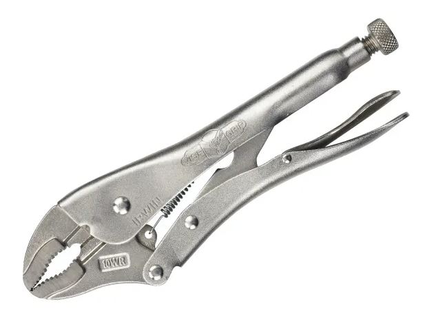 10WRC Curved Jaw Locking Pliers with Wire Cutter 254mm (10in)