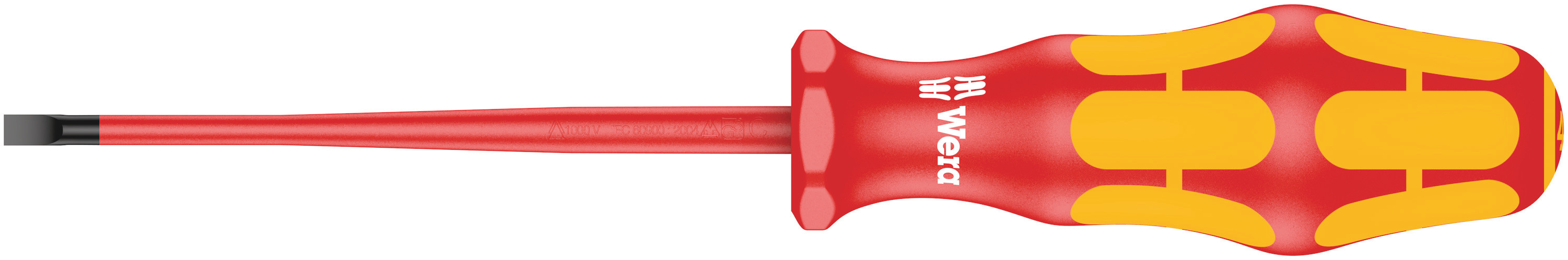 4.0mm x 100mm VDE-INSULATED SLOTTED SCREWDRIVER