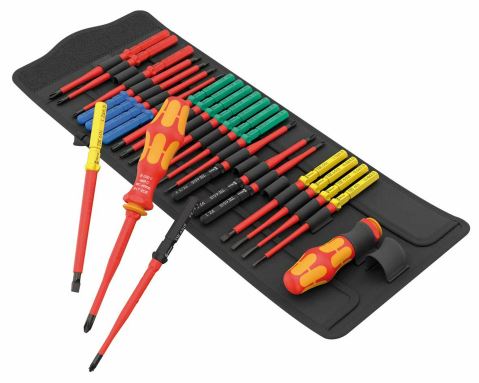 KRAFTFORM KOMPAKT VDE INTERCHANGEABLE SCREWDRIVER SET 26-PCE