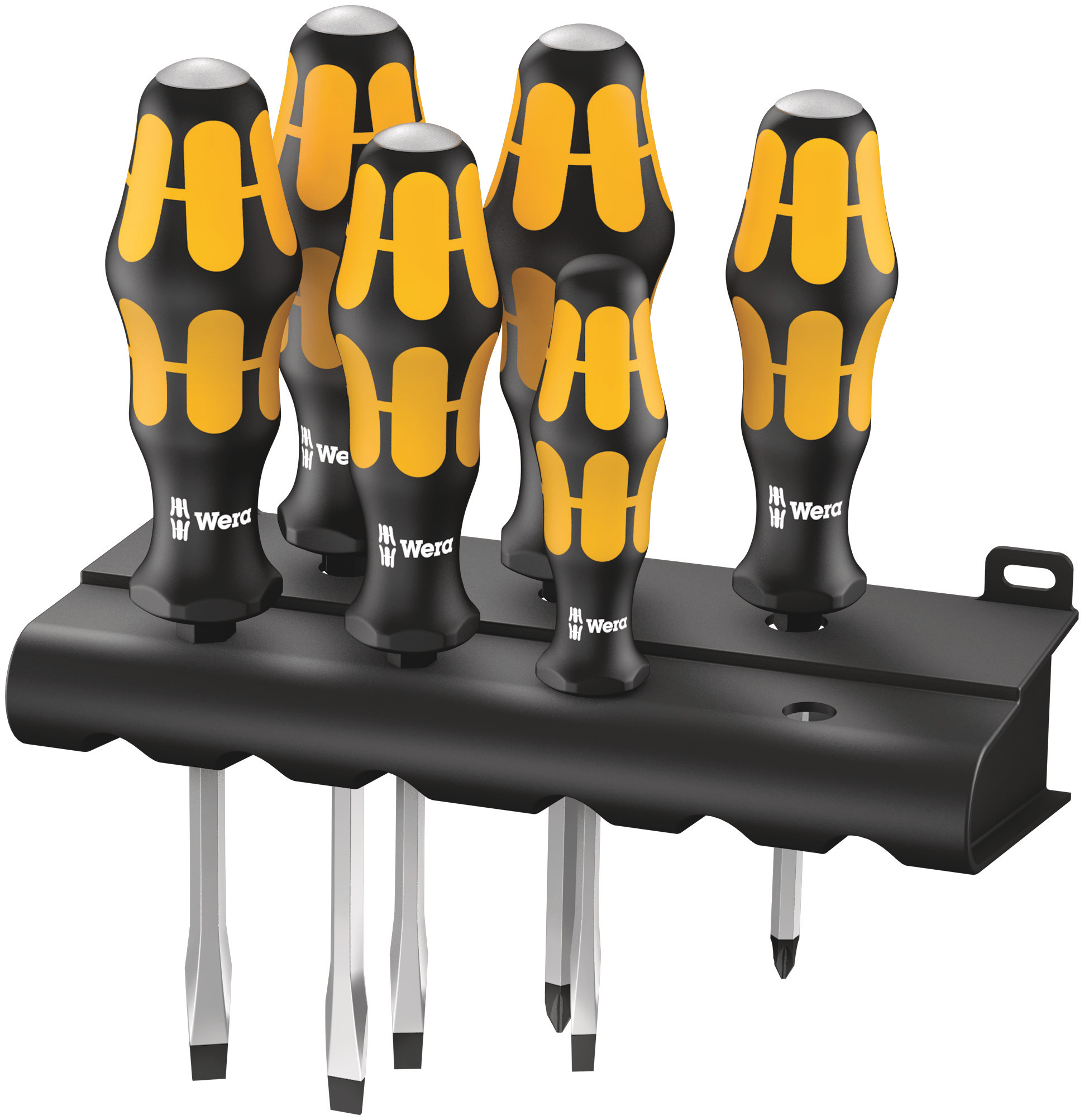 SCREWDRIVER SET POZI & SLOTTED HAMMER THRU CHISELDRIVER SET 6-PCE