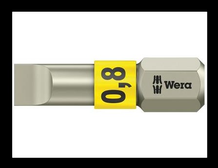 0.8mm x 5.5mm SLOTTED SCREWDRIVER BIT STAINLESS STEEL