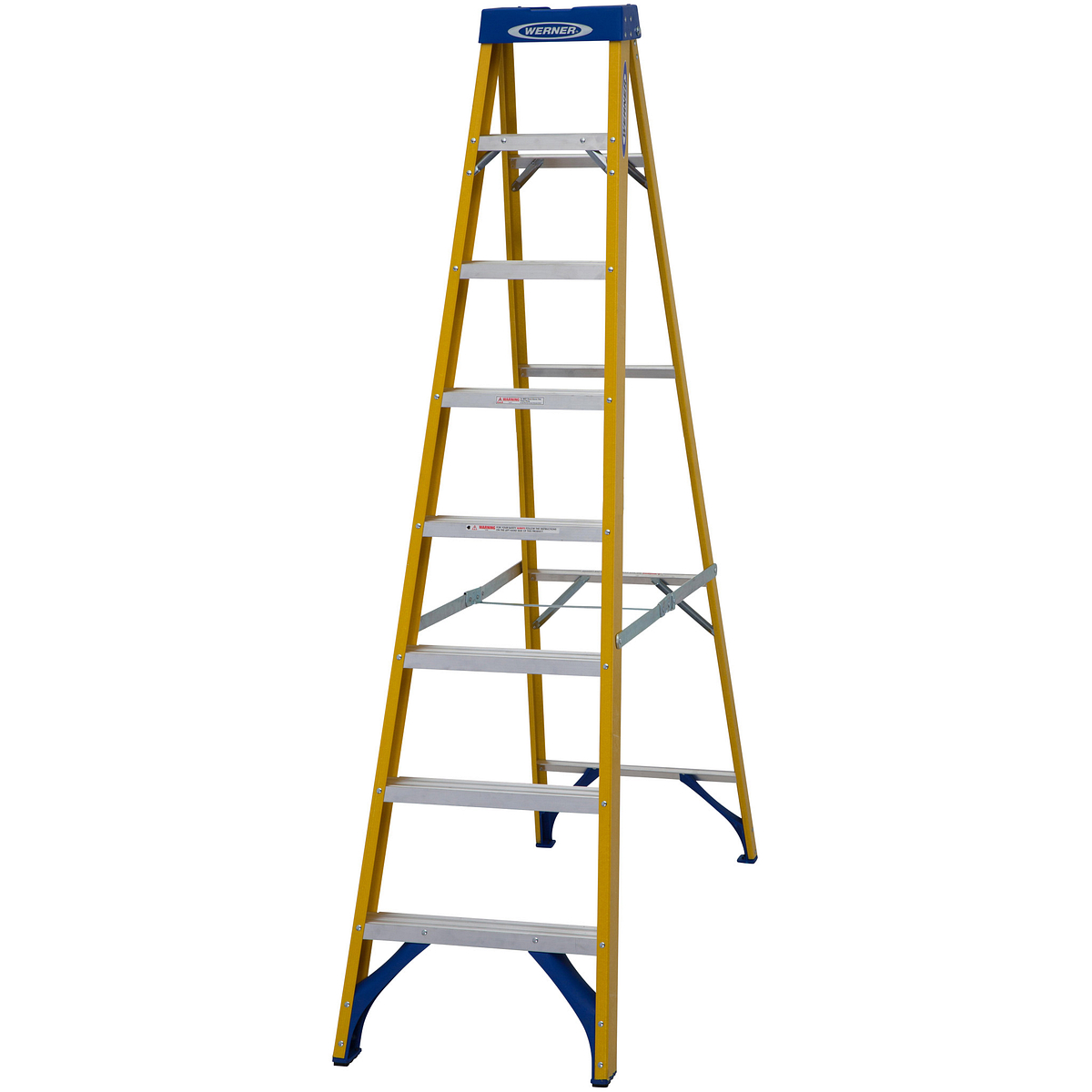8 TREAD (INC. TOP) SWINGBACK STEPS 2.42-MTR CLOSED 2.23-MTR OPEN WERNER