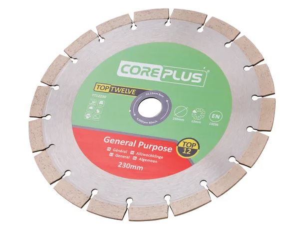 230mm DIAMOND BLADE CORE PLUS TWIN PACK COREPLUS