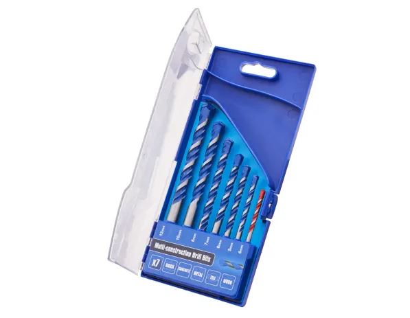 7 PIECE MULTI CONSTRUCTION DRILL BIT SET FAITHFULL