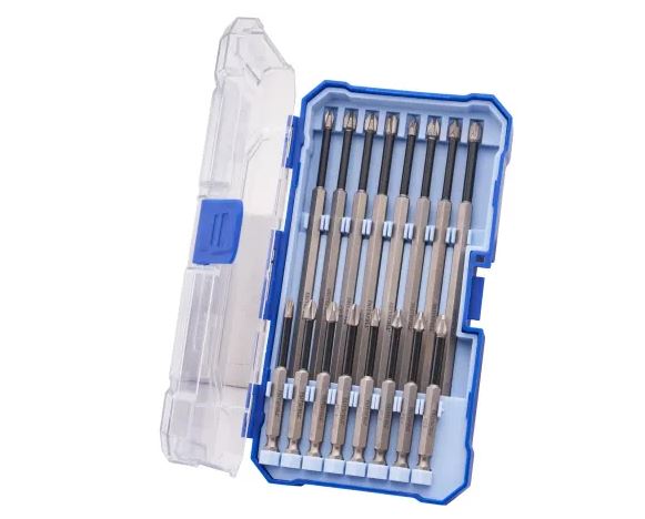 LONG SERIES IMPACT DRIVER BIT SET FAITHFULL