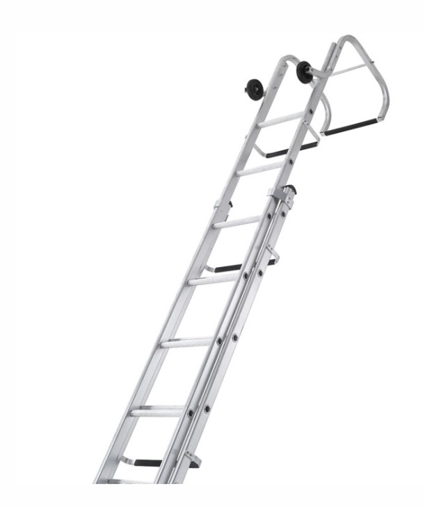 4.14-MTR CLOSED 6.85-MTR EXTENDED LENGTH 2-PART EXTENDING ROOF LADDER